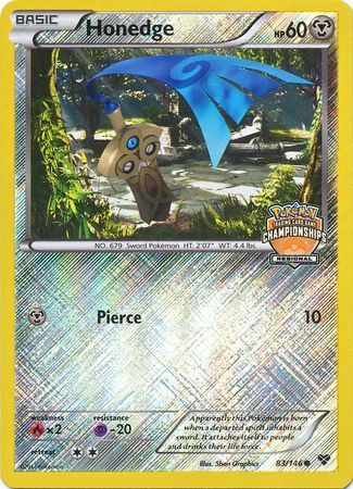 Honedge (83/146) (Regional Championship Promo) [XY: Base Set] | Exor Games Bridgewater