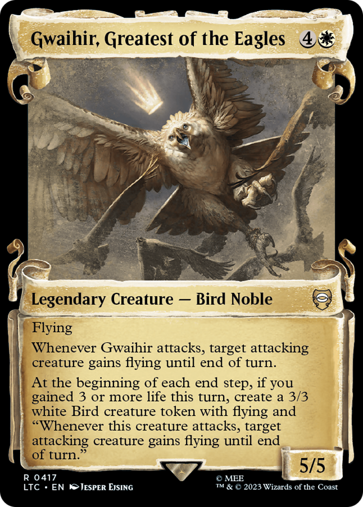 Gwaihir, Greatest of the Eagles [The Lord of the Rings: Tales of Middle-Earth Commander Showcase Scrolls] | Exor Games Bridgewater