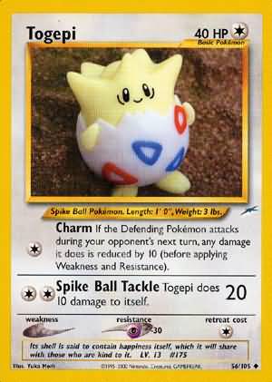 Togepi (56/105) [Neo Destiny Unlimited] | Exor Games Bridgewater