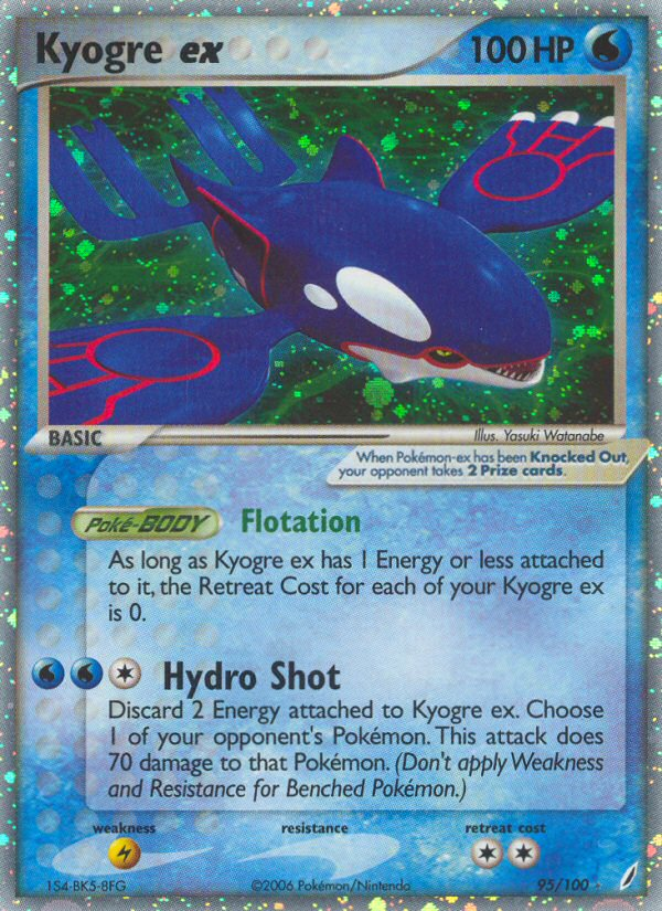 Kyogre ex (95/100) [EX: Crystal Guardians] | Exor Games Bridgewater