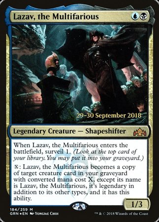 Lazav, the Multifarious [Guilds of Ravnica Promos] | Exor Games Bridgewater