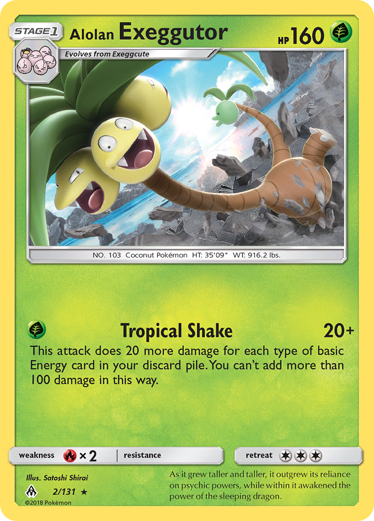 Alolan Exeggutor (2/131) [Sun & Moon: Forbidden Light] | Exor Games Bridgewater