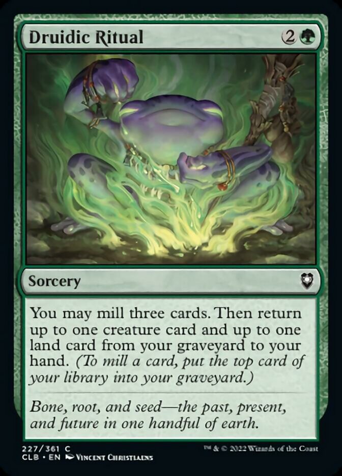 Druidic Ritual [Commander Legends: Battle for Baldur's Gate] | Exor Games Bridgewater
