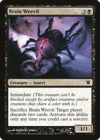 Brain Weevil [Innistrad] | Exor Games Bridgewater