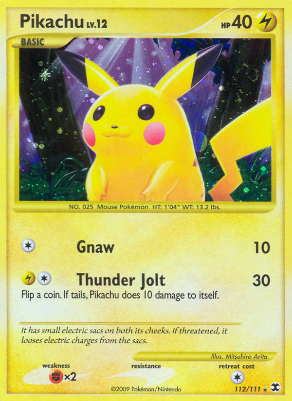 Pikachu (112/111) [Platinum: Rising Rivals] | Exor Games Bridgewater