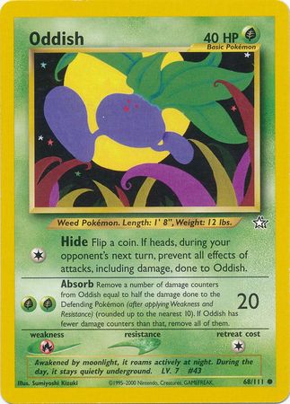 Oddish (68/111) [Neo Genesis Unlimited] | Exor Games Bridgewater