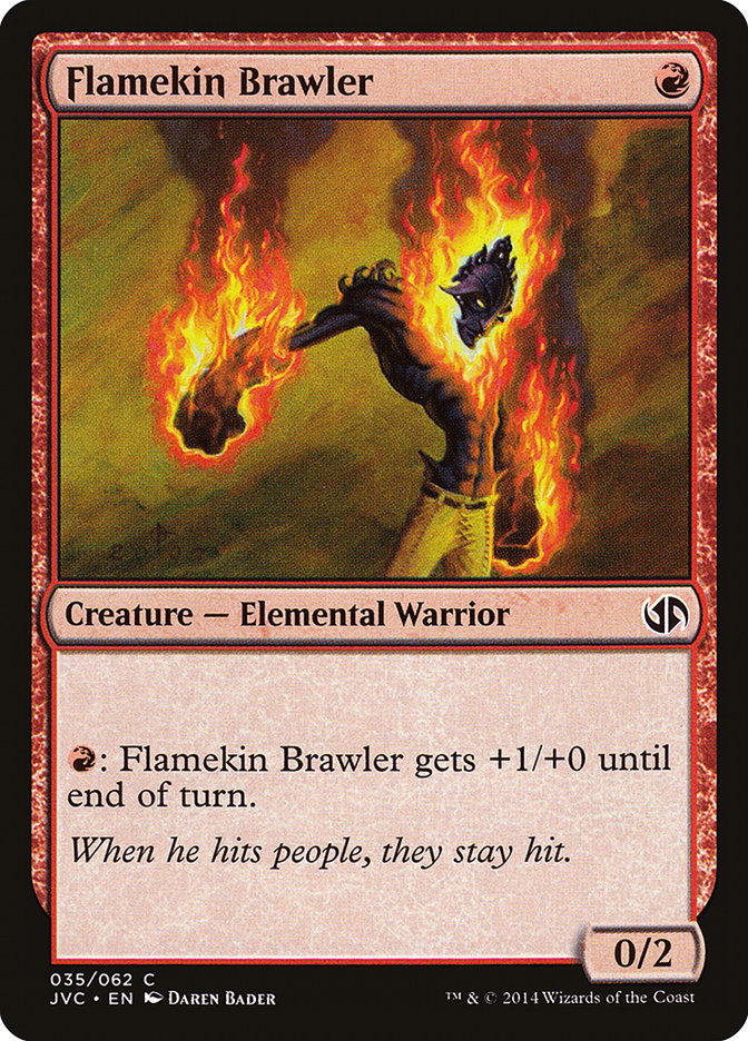 Flamekin Brawler [Duel Decks Anthology] | Exor Games Bridgewater