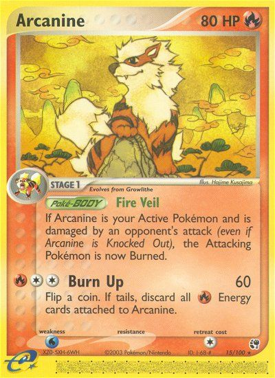 Arcanine (15/100) [EX: Sandstorm] | Exor Games Bridgewater