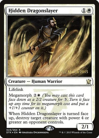 Hidden Dragonslayer [Dragons of Tarkir Promos] | Exor Games Bridgewater