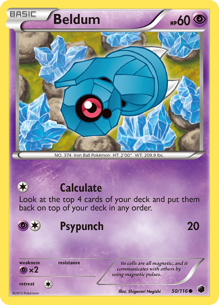 Beldum (50/116) [Black & White: Plasma Freeze] | Exor Games Bridgewater
