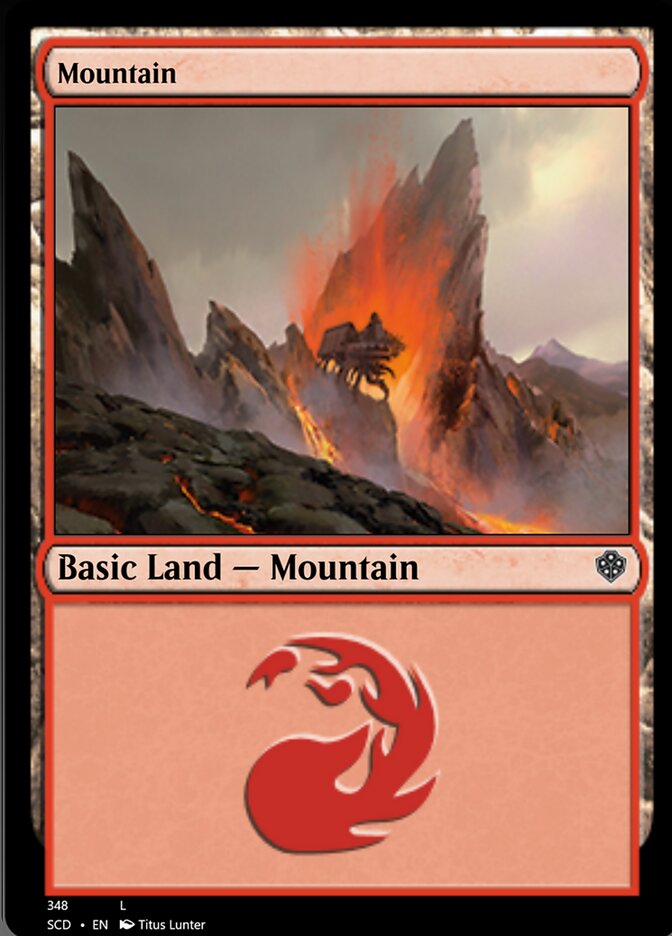 Mountain (348) [Starter Commander Decks] | Exor Games Bridgewater