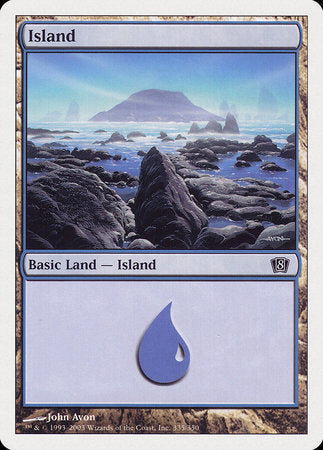 Island (335) [Eighth Edition] | Exor Games Bridgewater