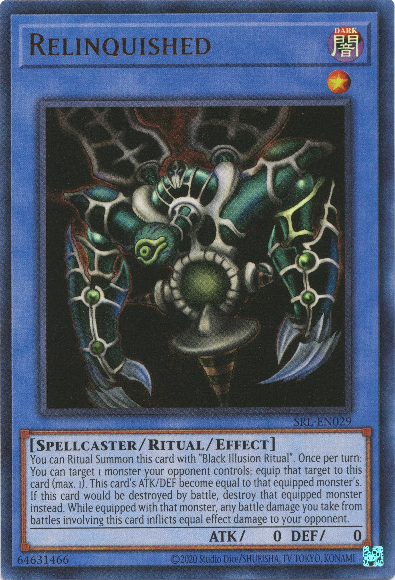 Relinquished (25th Anniversary) [SRL-EN029] Ultra Rare | Exor Games Bridgewater