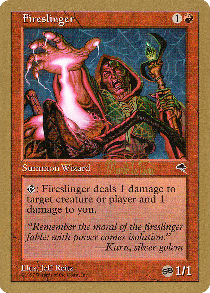 Fireslinger (Mark Le Pine) (SB) [World Championship Decks 1999] | Exor Games Bridgewater