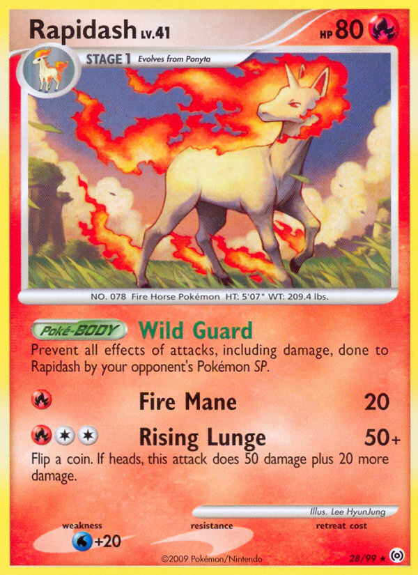 Rapidash (28/99) [Platinum: Arceus] | Exor Games Bridgewater