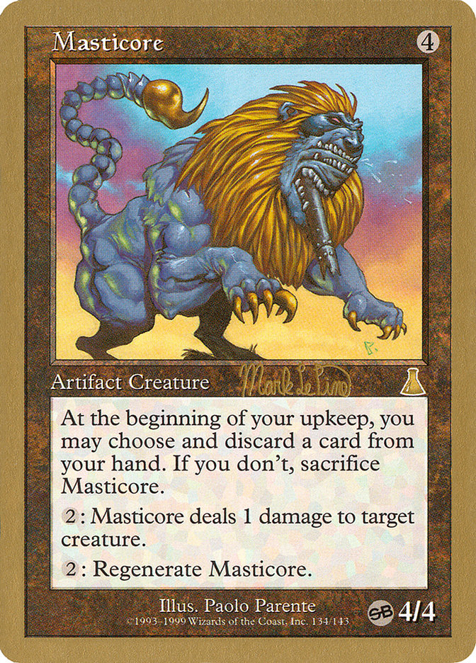 Masticore (Mark Le Pine) (SB) [World Championship Decks 1999] | Exor Games Bridgewater