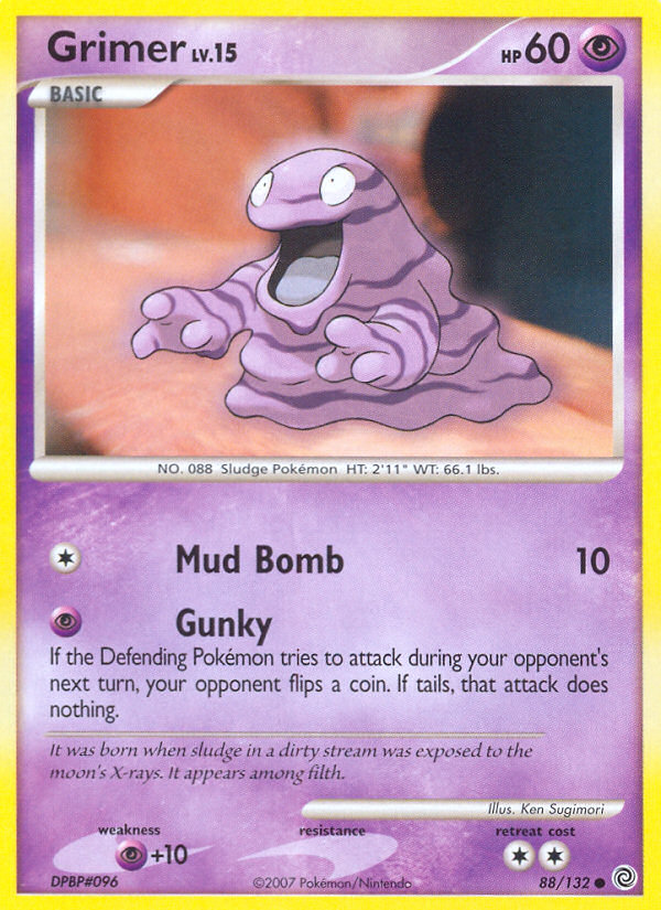 Grimer (88/132) [Diamond & Pearl: Secret Wonders] | Exor Games Bridgewater