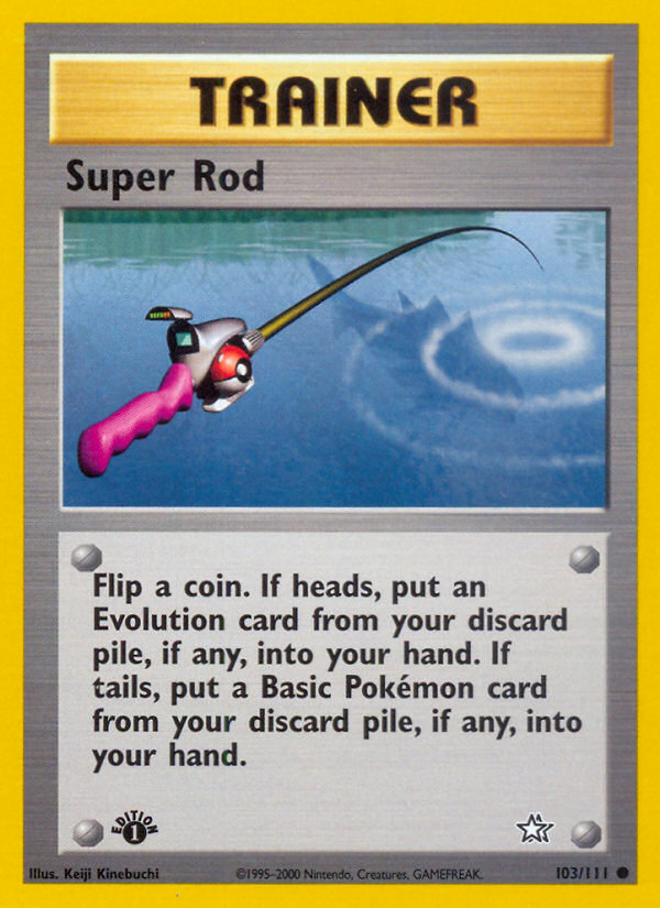 Super Rod (103/111) [Neo Genesis 1st Edition] | Exor Games Bridgewater