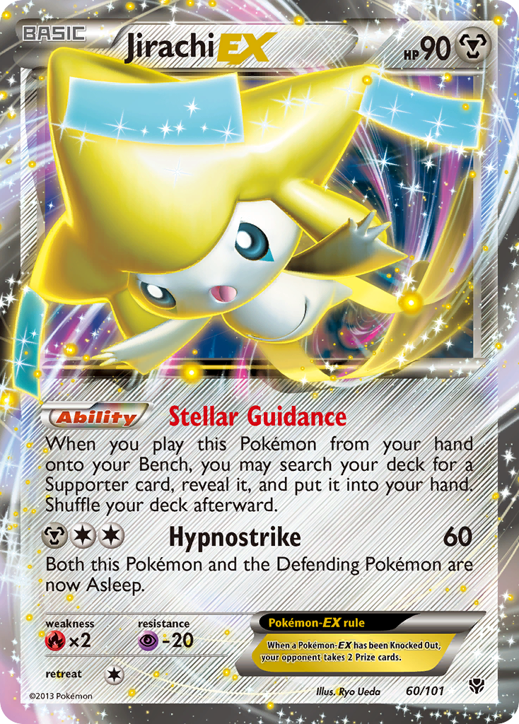 Jirachi EX (60/101) [Black & White: Plasma Blast] | Exor Games Bridgewater