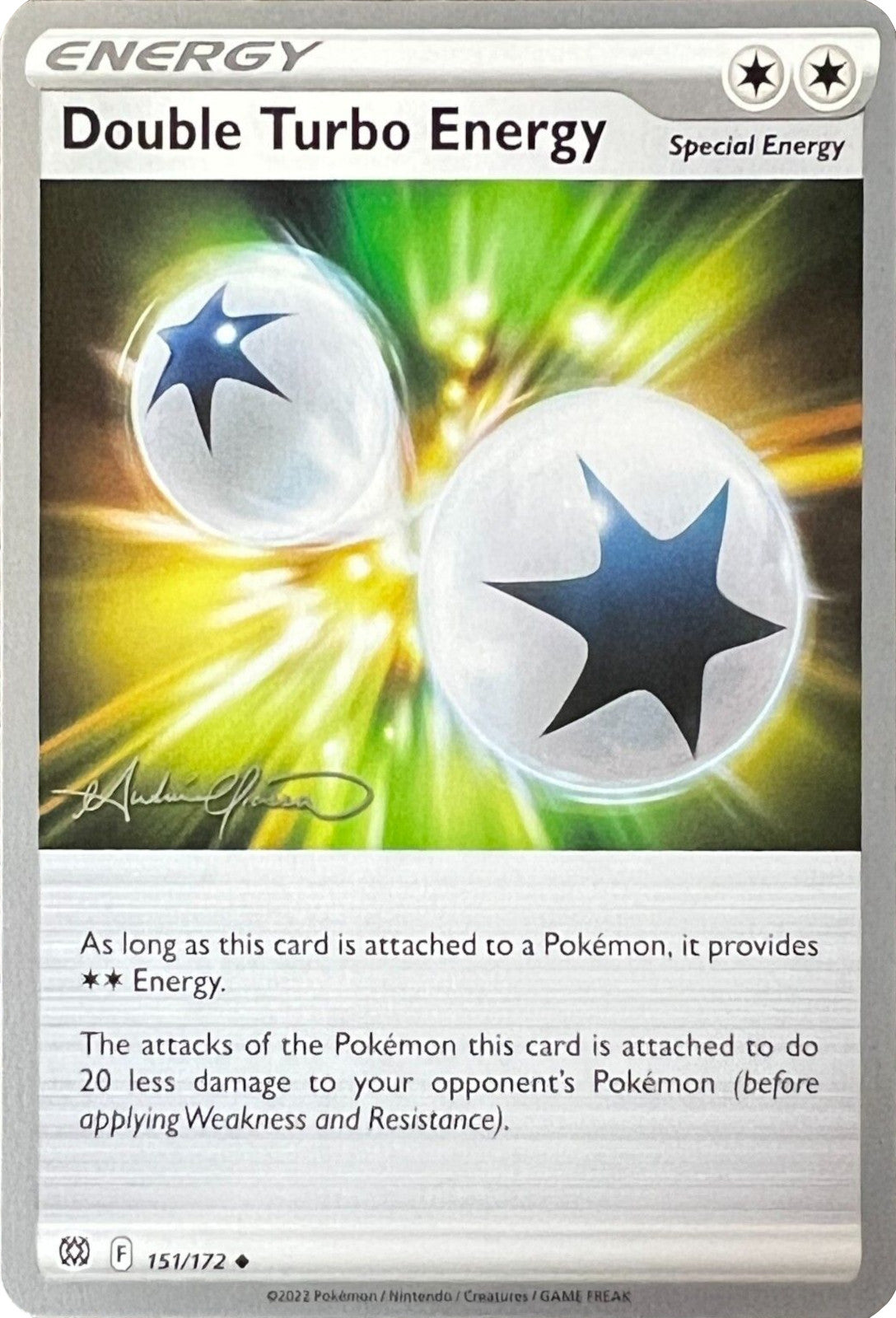 Double Turbo Energy (151/172) (The Shape of Mew - Andre Chiasson) [World Championships 2022] | Exor Games Bridgewater