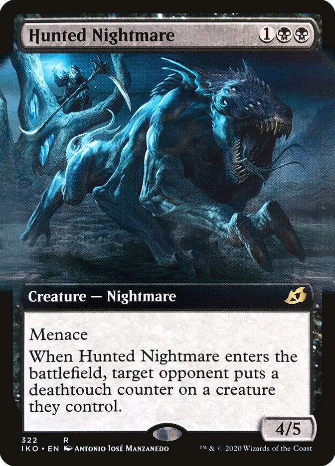 Hunted Nightmare (Extended Art) [Ikoria: Lair of Behemoths] | Exor Games Bridgewater