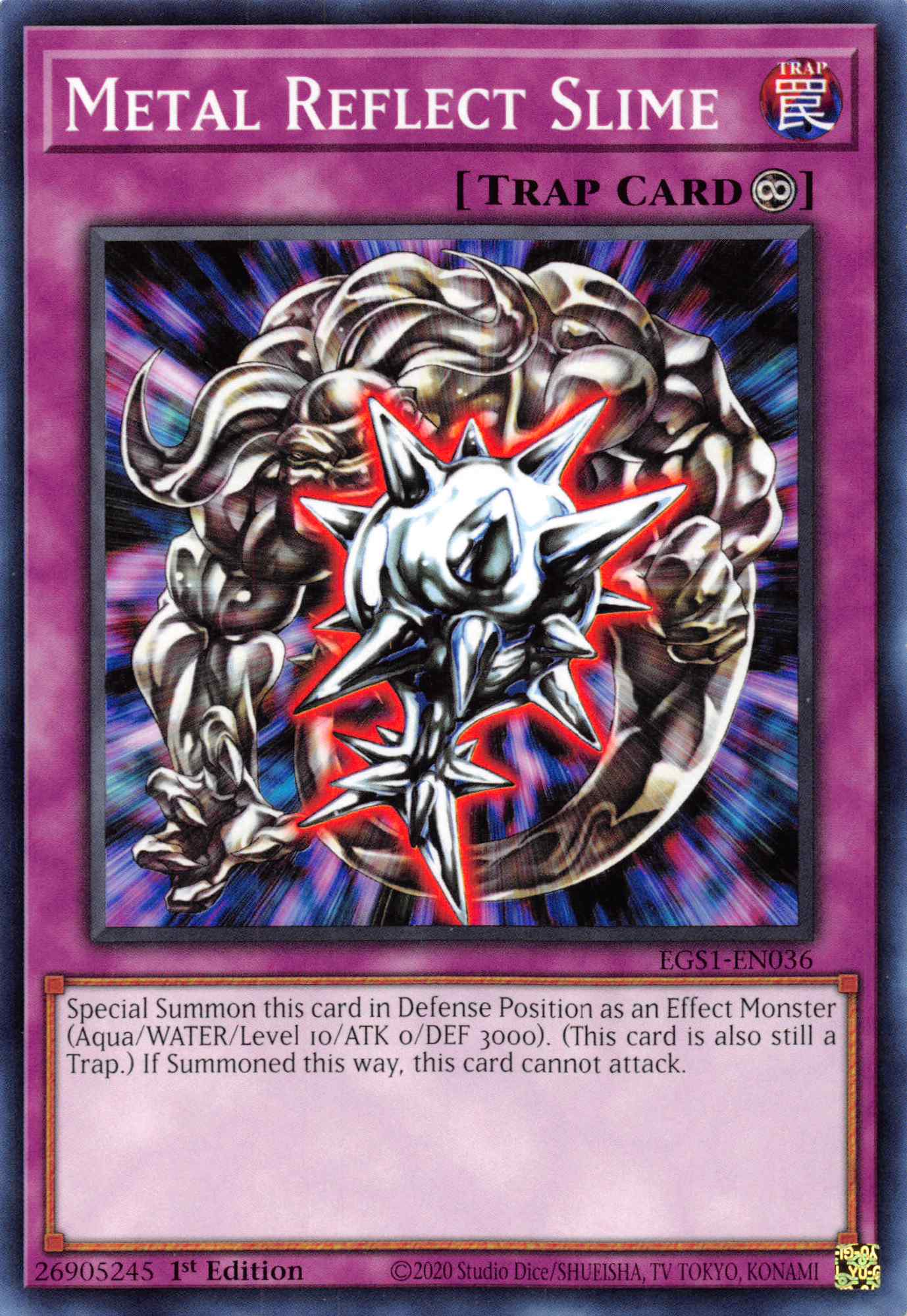 Metal Reflect Slime [EGS1-EN036] Common | Exor Games Bridgewater