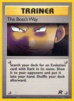 The Boss's Way (73/82) [Team Rocket Unlimited] | Exor Games Bridgewater