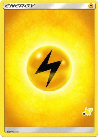 Lightning Energy (Pikachu Stamp #35) [Battle Academy 2020] | Exor Games Bridgewater