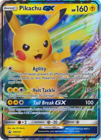 Pikachu GX (SM232) (Jumbo Card) [Sun & Moon: Black Star Promos] | Exor Games Bridgewater