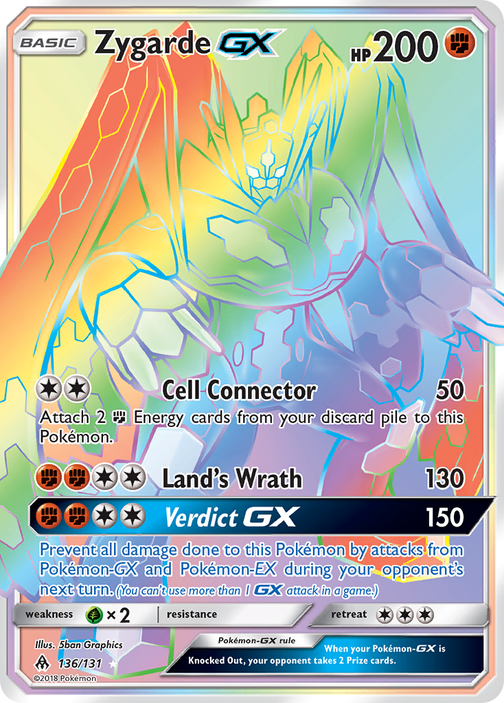 Zygarde GX (136/131) [Sun & Moon: Forbidden Light] | Exor Games Bridgewater