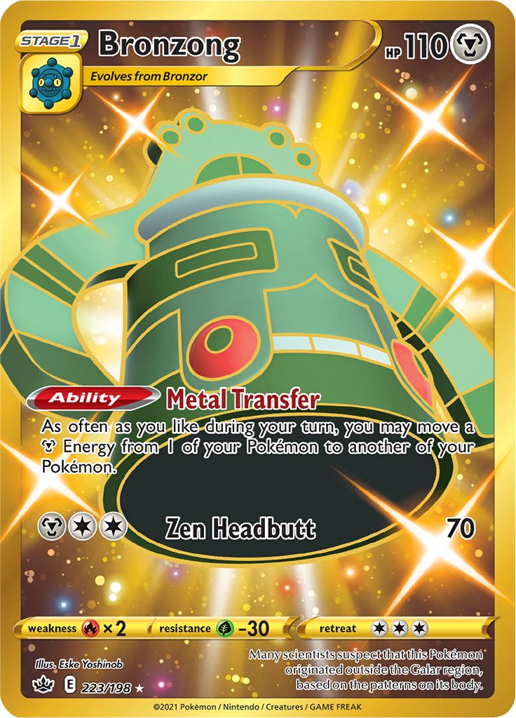 Bronzong (223/198) [Sword & Shield: Chilling Reign] | Exor Games Bridgewater