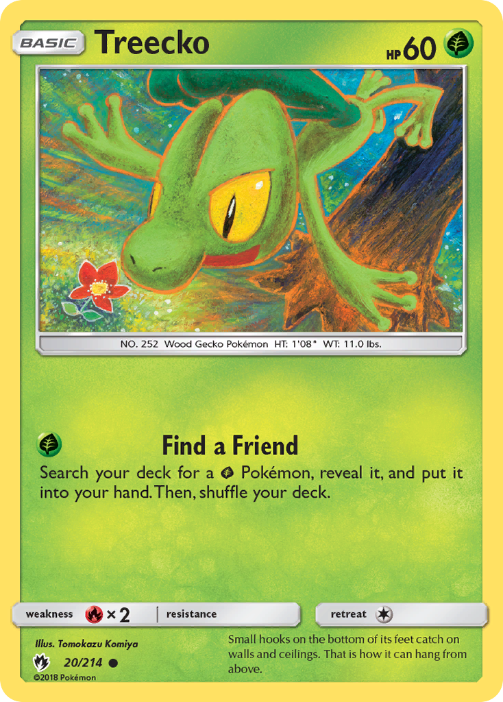 Treecko (20/214) [Sun & Moon: Lost Thunder] | Exor Games Bridgewater