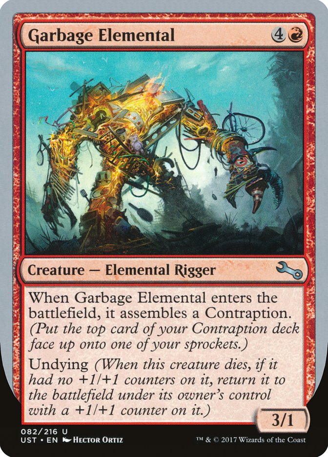 Garbage Elemental (3/1 Creature) [Unstable] | Exor Games Bridgewater