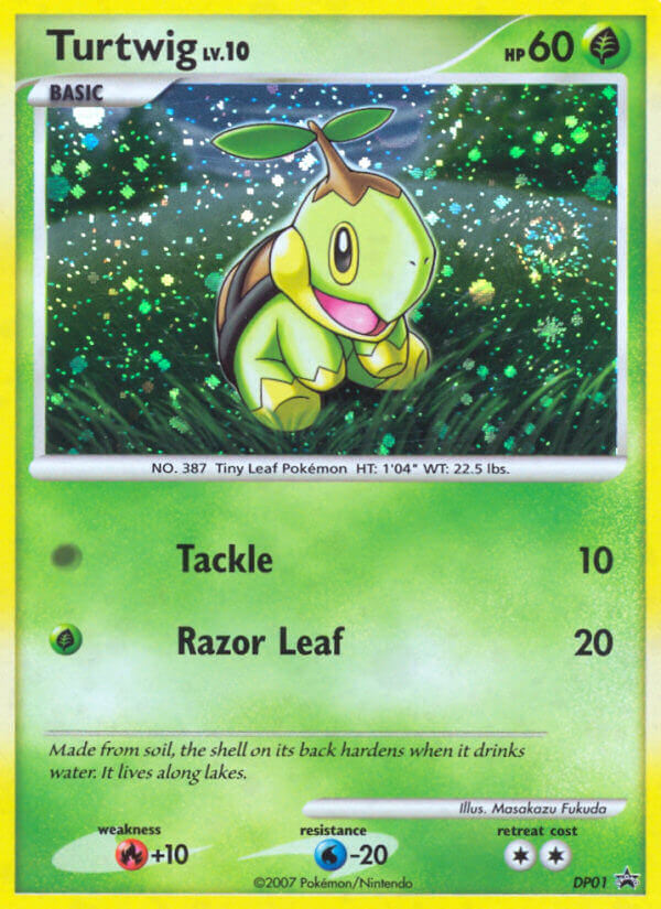 Turtwig (DP01) [Diamond & Pearl: Black Star Promos] | Exor Games Bridgewater