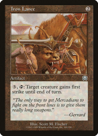 Iron Lance [Mercadian Masques] | Exor Games Bridgewater