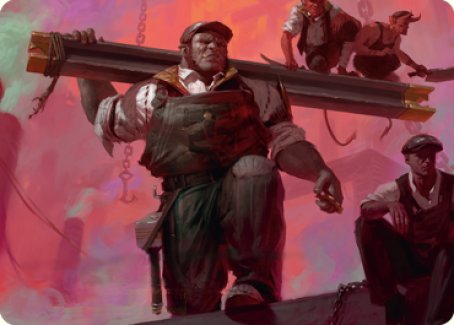 The Beamtown Bullies Art Card [Streets of New Capenna Art Series] | Exor Games Bridgewater