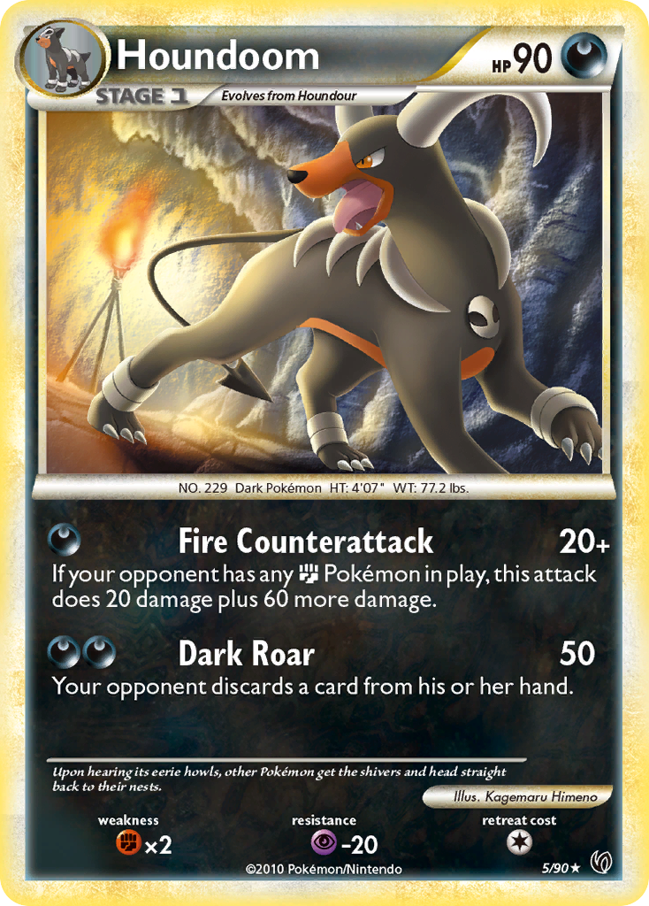 Houndoom (5/90) [HeartGold & SoulSilver: Undaunted] | Exor Games Bridgewater