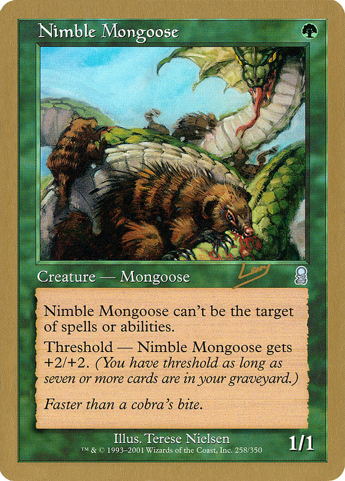 Nimble Mongoose (Raphael Levy) [World Championship Decks 2002] | Exor Games Bridgewater