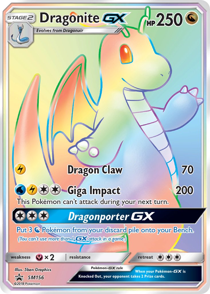 Dragonite GX (SM156) [Sun & Moon: Black Star Promos] | Exor Games Bridgewater