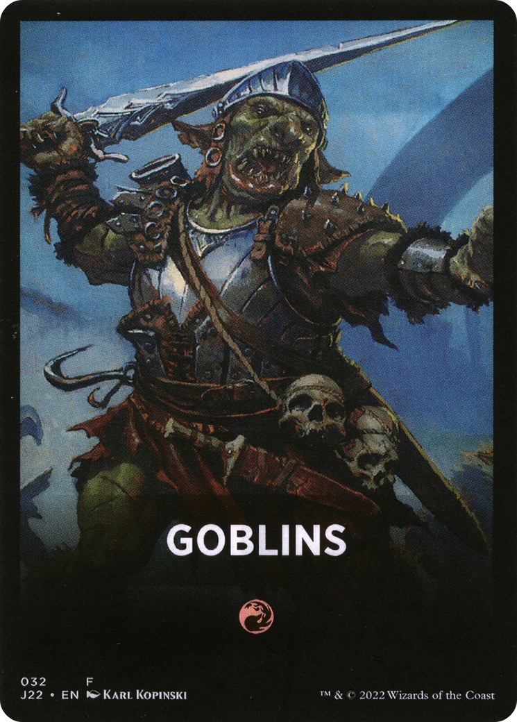 Goblins Theme Card [Jumpstart 2022 Front Cards] | Exor Games Bridgewater