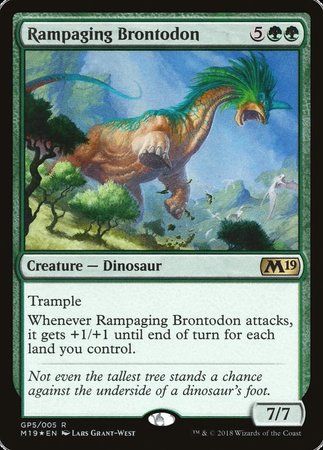 Rampaging Brontodon (2018 Gift Pack) [M19 Gift Pack] | Exor Games Bridgewater