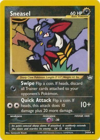 Sneasel (24/64) [Neo Revelation Unlimited] | Exor Games Bridgewater