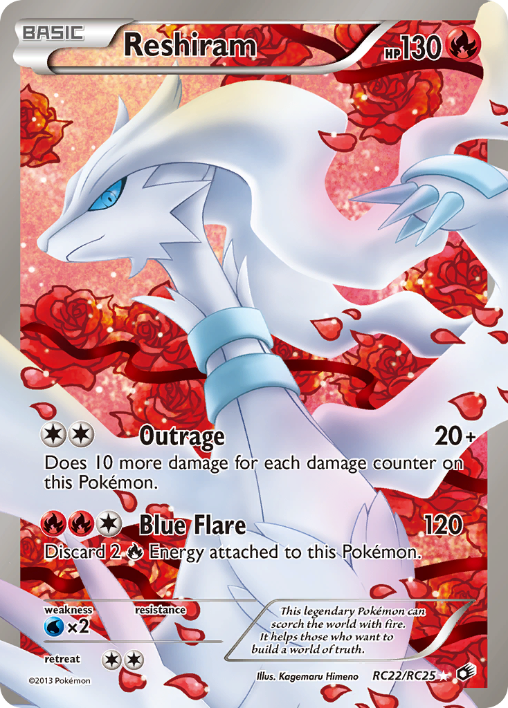 Reshiram (RC22/RC25) [Black & White: Legendary Treasures] | Exor Games Bridgewater