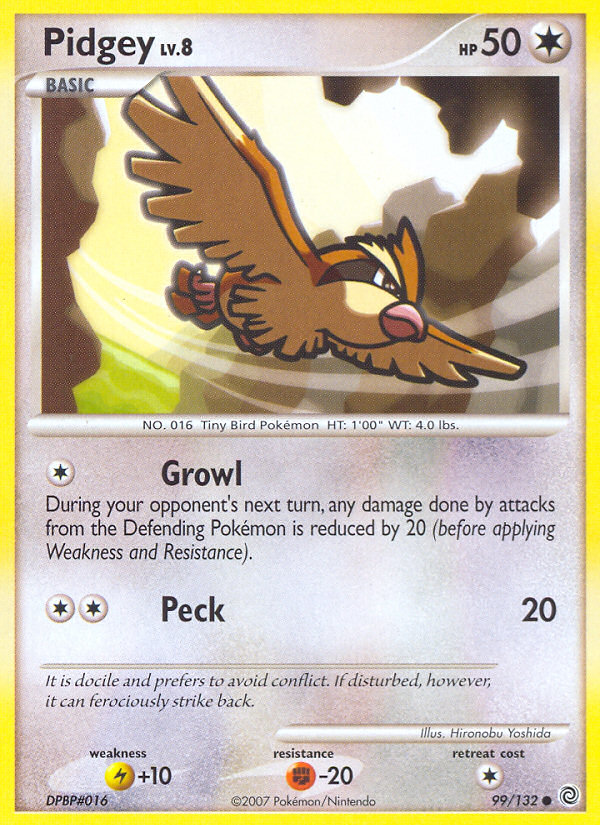 Pidgey (99/132) [Diamond & Pearl: Secret Wonders] | Exor Games Bridgewater