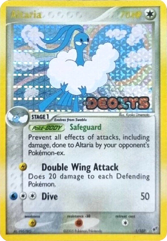 Altaria (1/107) (Stamped) [EX: Deoxys] | Exor Games Bridgewater