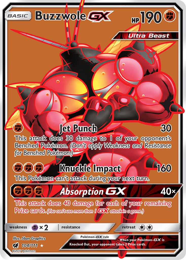 Buzzwole GX (104/111) [Sun & Moon: Crimson Invasion] | Exor Games Bridgewater