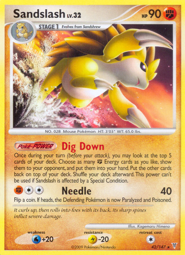 Sandslash (42/147) [Platinum: Supreme Victors] | Exor Games Bridgewater