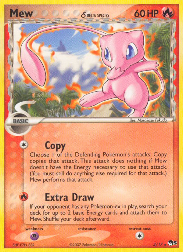 Mew (3/17) (Delta Species) [POP Series 5] | Exor Games Bridgewater