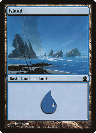 Island (304) [Commander 2011] | Exor Games Bridgewater