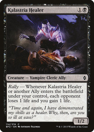 Kalastria Healer [Battle for Zendikar] | Exor Games Bridgewater